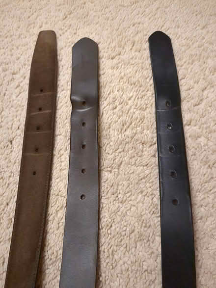 Photo of free 3 leather belts size 36 inches (Cherry Chase) #2