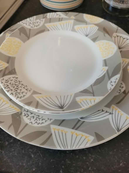 Photo of free 2 dinner plates, 2 side plates (OX15 bloxham) #1