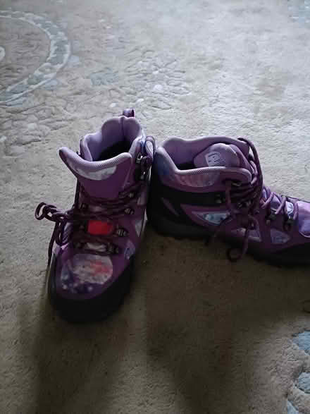 Photo of free Nearly new girls walking boots (The Inch EH16) #2