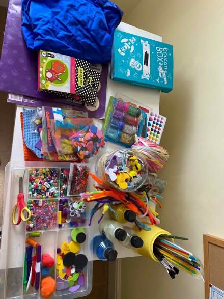 Photo of free Large bundle of kids craft supplies (Knebworth, SG3) #1