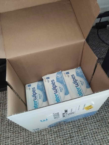 Photo of free 8 X packs of water wipes (Norbury, London SW16) #2
