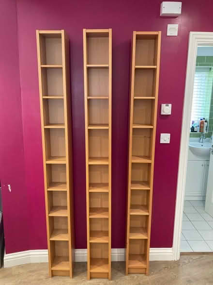 Photo of free Tall Wooden shelves e.g DVD (Fareham PO16) #1