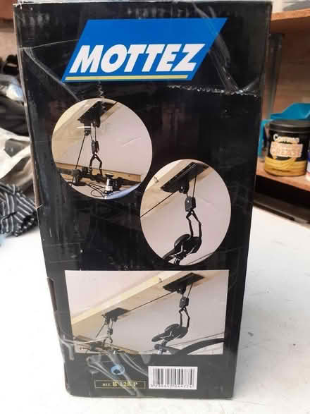 Photo of free ceiling mounted bike hanging rack (Prestbury GL52) #3