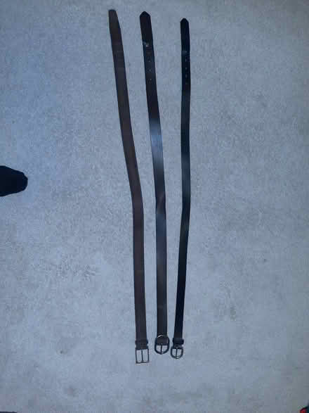 Photo of free 3 leather belts size 36 inches (Cherry Chase) #1