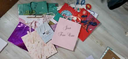 Photo of free Coffee table, chair & 15 used gift bags (Huyton Quarry L36) #3