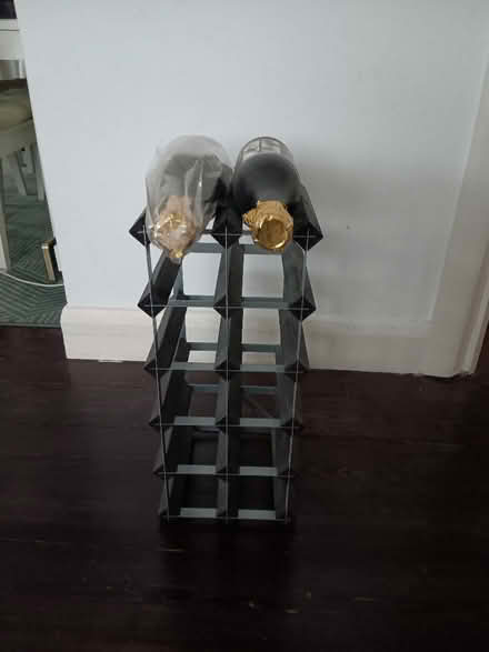 Photo of free Dark wood wine rack (NW9) #2