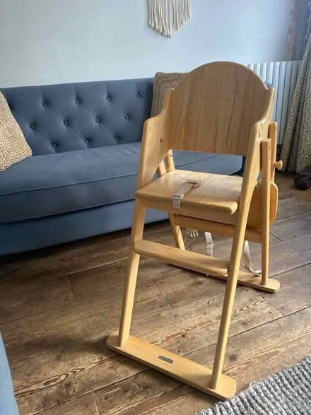 Photo of free Wooden high chair - folding (Downley HP13) #3