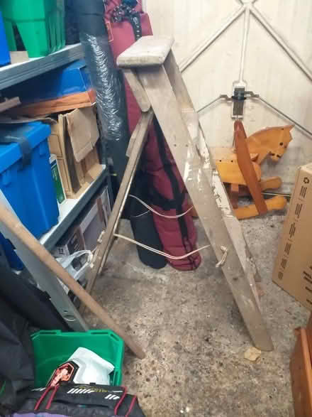 Photo of free Wooden stepladder (Oakridge, Basingstoke RG21) #2