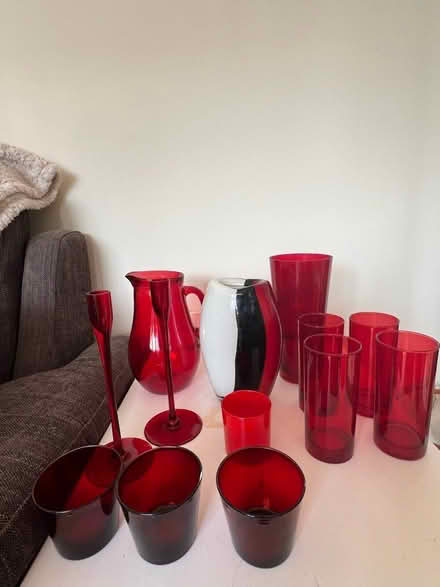 Photo of free Red glasses and other items (Kingswood KT20) #1