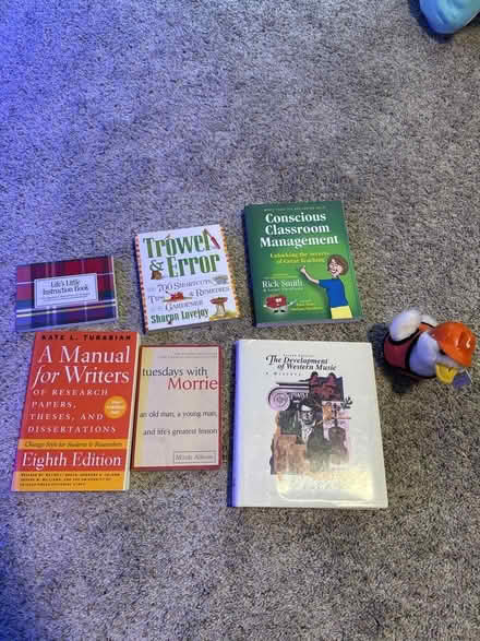 Photo of free Various books and Aflac plush duck (Laurel, MD) #1