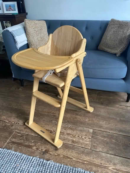 Photo of free Wooden high chair - folding (Downley HP13) #2