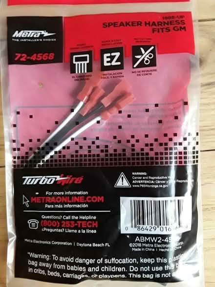 Photo of free Car Speaker Wiring Harnesses (Lincoln Park 20002) #1