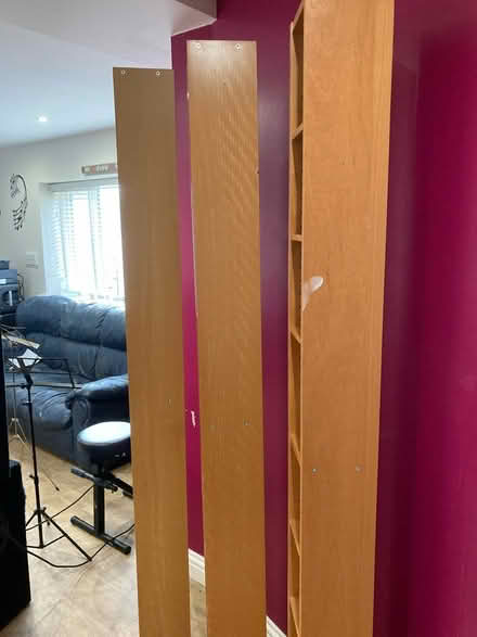 Photo of free Tall Wooden shelves e.g DVD (Fareham PO16) #2