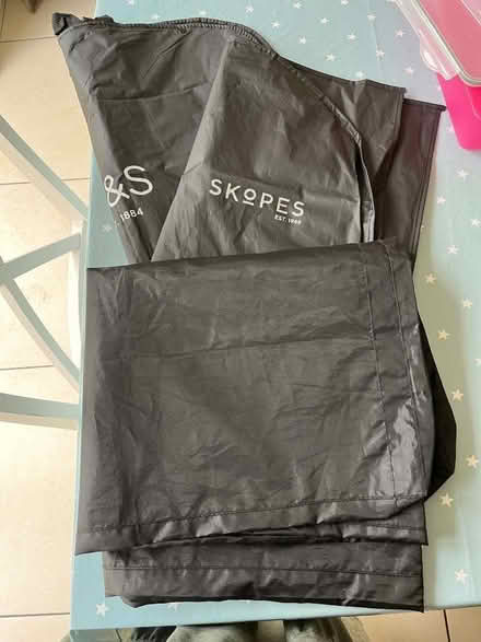 Photo of free 3 x black zip up garment bags/suit covers (Wigston LE18) #1