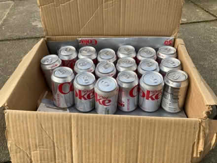 Photo of free Diet Coke cans x 18, out of date (Hastings TN35) #2