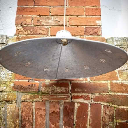 Photo of free Galvanised steel hanging lamp shade (Emsworth PO10) #2