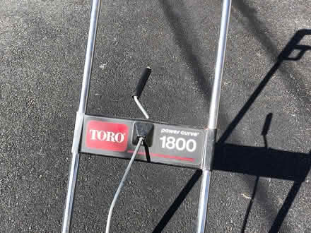 Photo of free Toro Power Curve Snow Thrower (Butler, NJ) #2