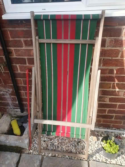Photo of free Vintage folding deck chair (Thorne, Doncaster DN8 5) #1