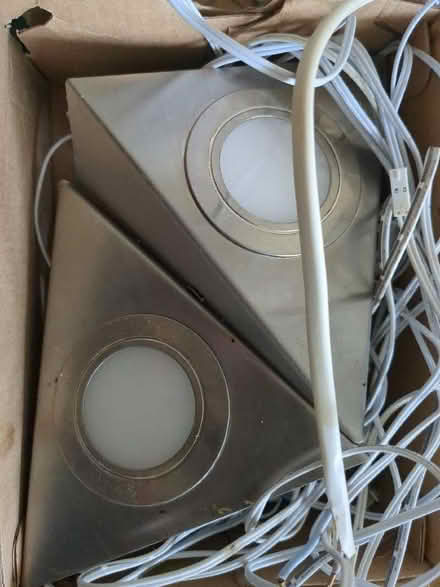Photo of free Triangular under cupboard kitchen lights (LED) x 4 (Stroud GL5) #1
