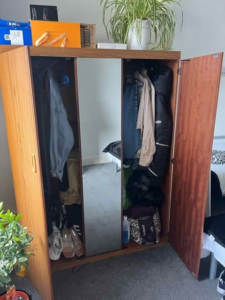 Photo of free Wooden wardrobe (Erith DA8 Bexley) #2
