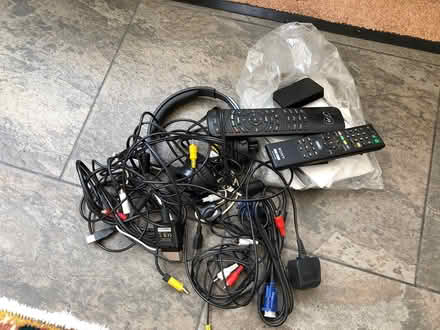 Photo of free Jumble of cables etc (GU46 Yateley) #1