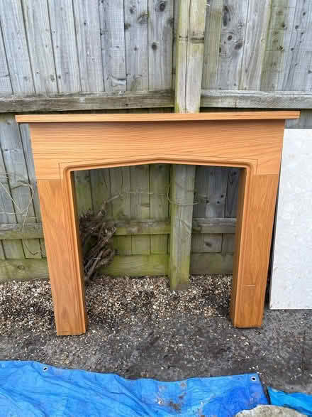 Photo of free Wooden mantle (DT4) #1