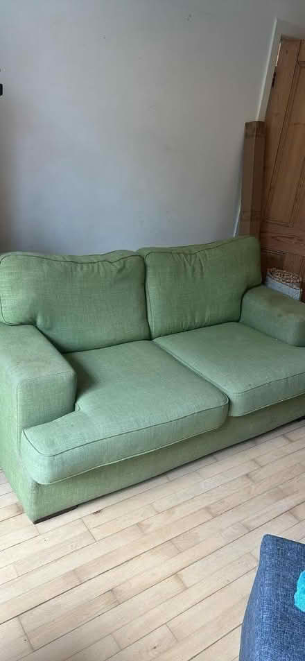 Photo of free Green 2 seater sofa (Levenshulme M19) #1