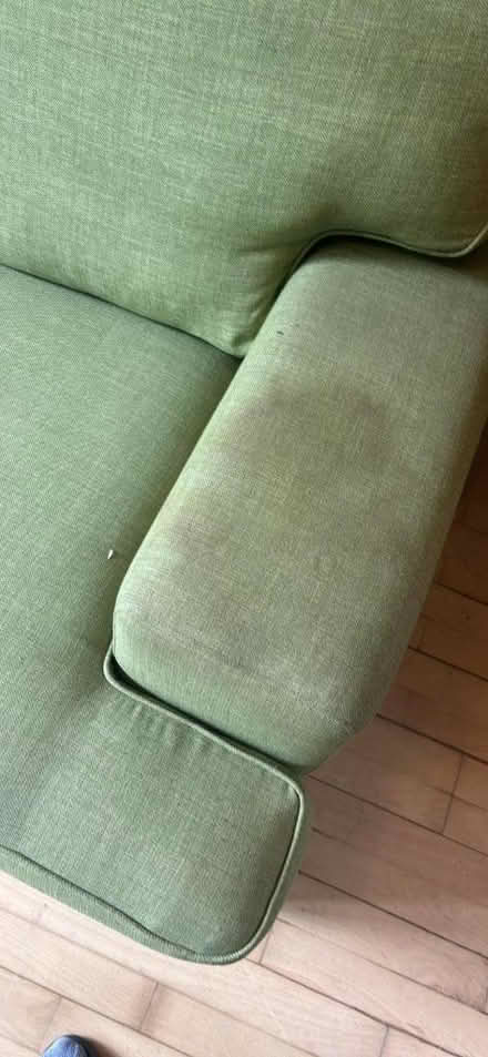 Photo of free Green 2 seater sofa (Levenshulme M19) #3