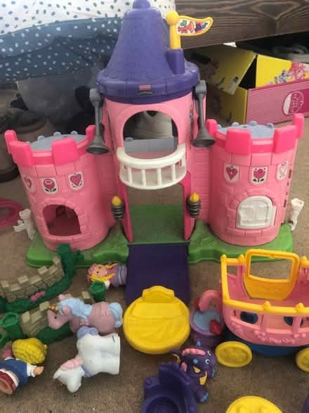 Photo of free Toy castle and accessories (Tolworth, KT5) #1