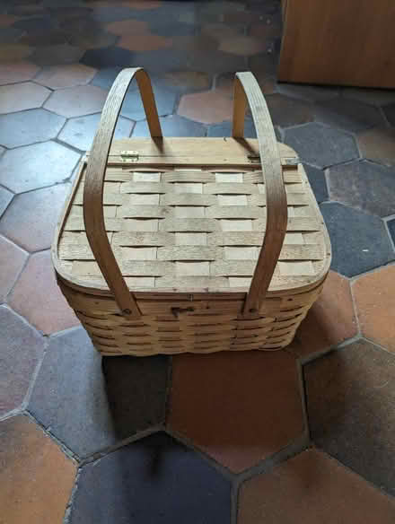 Photo of free Wicker basket (Hatchford, nr Cobham KT11) #1