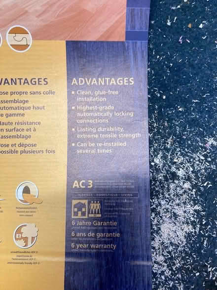 Photo of free Laminate flooring (Somerville, Near Market Basket) #1