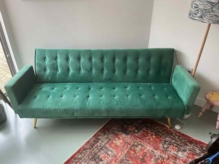 Photo of free Green sofa/sofa bed (Stoke Newington N16) #1
