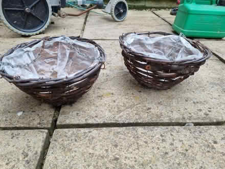 Photo of free Wicker hanging baskets (WA5) #1
