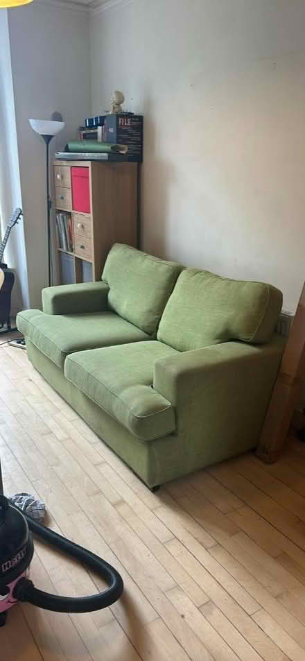 Photo of free Green 2 seater sofa (Levenshulme M19) #2