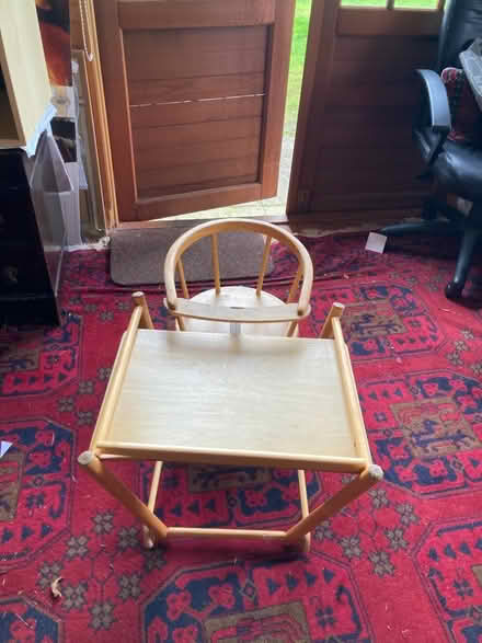 Photo of free Wooden high chair (Chessington KT9) #2