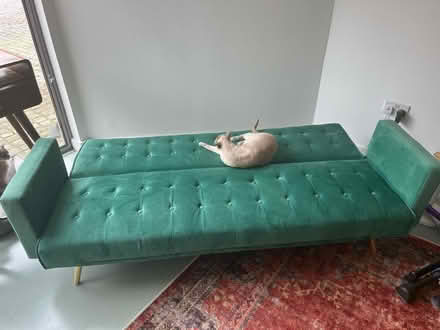Photo of free Green sofa/sofa bed (Stoke Newington N16) #2