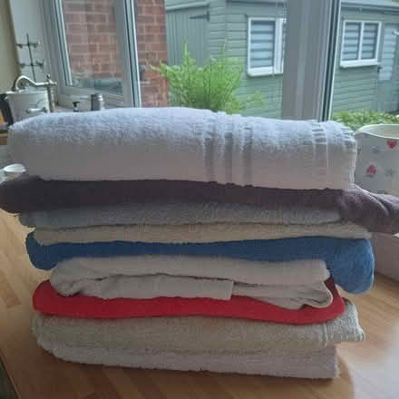 Photo of free 9 bath towels (Haldens AL7) #1