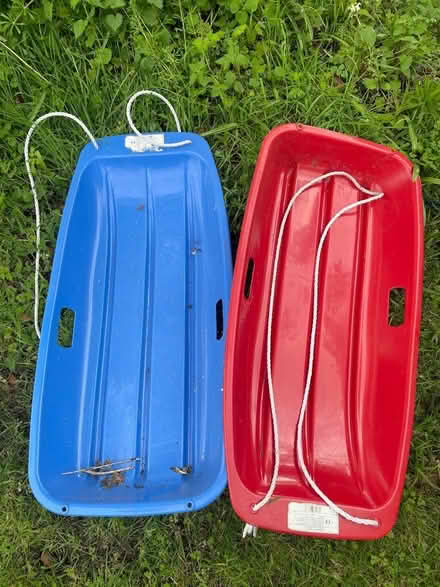 Photo of free Plastic sledge / toboggan (Baldon Row OX44) #1