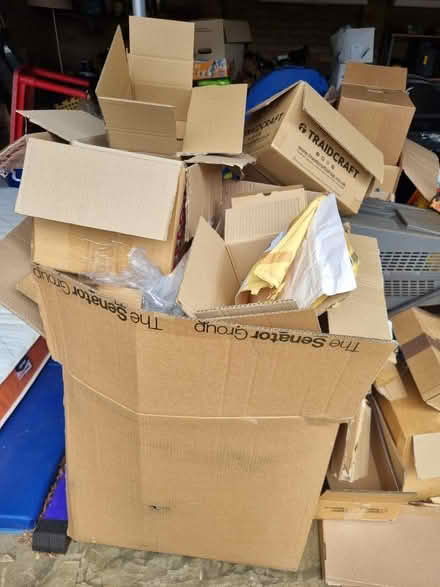 Photo of free Boxes (various sizes) and packing material (Orton Wistow) #1