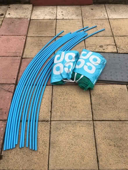 Photo of free Garden netting and pipe hoops (Borough Green TN15) #1