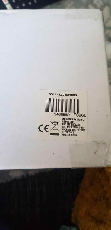 Photo of free solar led bunting (Dukinfield) #1