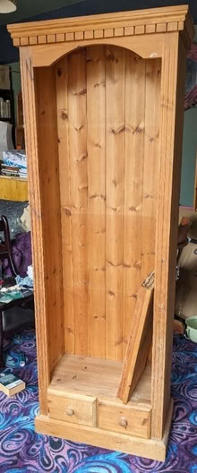 Photo of free Tall wooden shelves (N11 Friern Barnet) #2