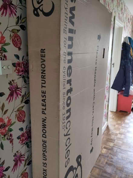 Photo of free Cardboard bike box (GU4 Merrow) #1
