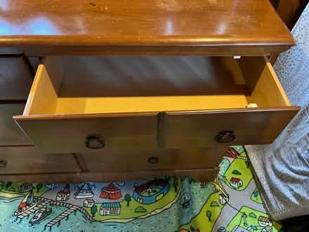 Photo of free Solid Wood Antique Bureau 6-drawer (Madrona) #4