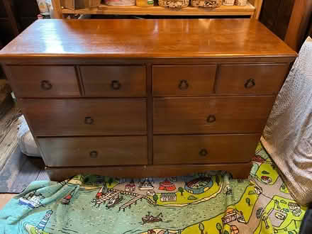 Photo of free Solid Wood Antique Bureau 6-drawer (Madrona) #1
