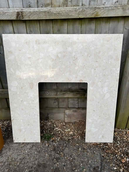 Photo of free Marble inset and hearth (DT4) #1