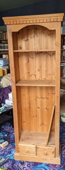 Photo of free Tall wooden shelves (N11 Friern Barnet) #1