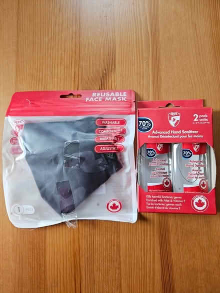 Photo of free New cloth mask + Hand sanitizers (Leslieville) #1