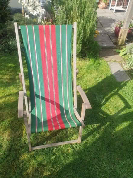 Photo of free Vintage folding deck chair (Thorne, Doncaster DN8 5) #2