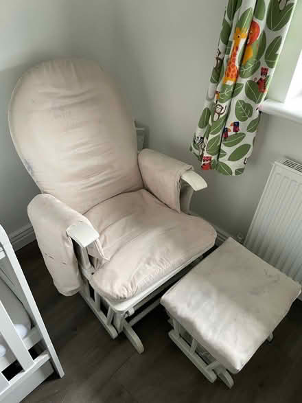 Photo of free Nursing rocking chair and footstool (SM5) #1